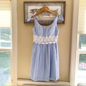 COPY - Lilly Pulitzer “Tessa” Blu Coastal Seersucker